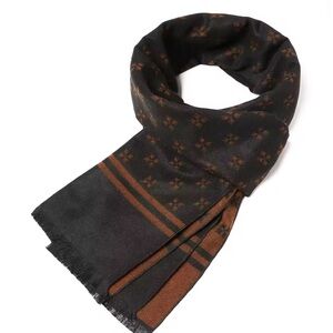 Classic Plaid Men Scarves Winter Pashmina Thick Warm Scarf